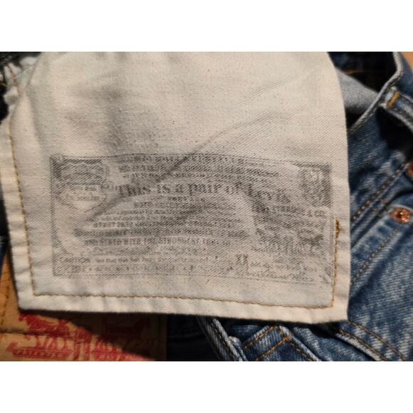 Levis Mens 501 XX Original Fit Button Fly Straight Leg Jeans Size 36 x 34 Y2K - Picture 6 of 12